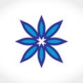 Star stencil pattern.