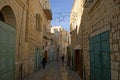 Star Street, Betlehem, Palestine Royalty Free Stock Photo