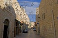 Star Street, Betlehem, Palestine Royalty Free Stock Photo
