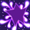 Star surprise bright purple RGB