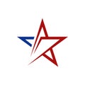 Star Swoosh Logo Template Illustration Design. Vector EPS 10
