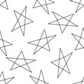 star symbol bright drawing simple pattern doodle