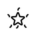 Star symbol news new year Icon, Logo, Vector