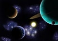 Star System Thetis Royalty Free Stock Photo