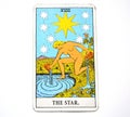 The Star Tarot Card Hope, happiness, opportunities, optimism, renewal, spirituality