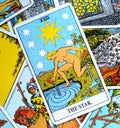 The Star Tarot Card Hope, happiness, opportunities, optimism, renewal, spirituality Royalty Free Stock Photo