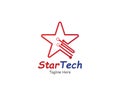 Star Technology logo symbol or icon template