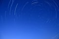 Star trails around Polaris Royalty Free Stock Photo