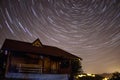 Star trails Royalty Free Stock Photo