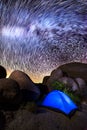 Milky Way in Joshua Tree Royalty Free Stock Photo