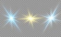 Star on a transparent background,light effect, illustration. explosion with sparkles.