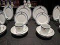 Star Trek dinnerware set at Star Trek Convention