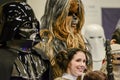 Star wars characters on comic con convention