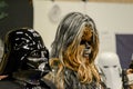 Star wars characters on comic con convention