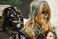 Star wars characters on comic con convention