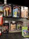Star Wars Figureson display and other video game merchandise at Gamestop