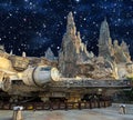 Star Wars Galaxy Edge Disneyland Royalty Free Stock Photo