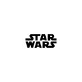 Star wars logo white background editorial illustrative Royalty Free Stock Photo