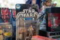 Star Wars Luke Skywalker miniature character at the flea market.