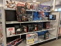 Star Wars and other Toys on display a Best Buy