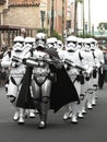 Star wars storm troopers on parade at Walt Disney World Florida Royalty Free Stock Photo
