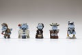 Star Wars Toy Figures from the Kinder Surprise Happy Hippo collection. It was released in Germany in 2002, the same year Royalty Free Stock Photo