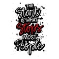 The star is what stops most people hand lettering.