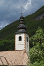 Stara Fuzina in the Alps of Slovenia Royalty Free Stock Photo