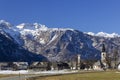 Stara Fuzina with Julian Alps, Triglav National Park, Slovenia Royalty Free Stock Photo