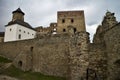 Stara Lubovna - Lubovniansky Castle, Slovakia: Lubovniansky Castle stands on a limestone hill above the road and the left shore of