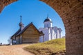 Staraya Ladoga, Russia, Ancient historical old Ladoga fortress in the village of Staraya Ladoga - Leningrad region Russia - Royalty Free Stock Photo