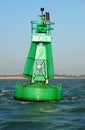 Starboard Maritime Buoy. Royalty Free Stock Photo