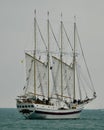 Starboard Side of Tall Ship Windy Royalty Free Stock Photo