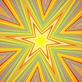 Starburst background using bright colours