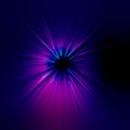 Starburst blue abstract background