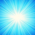 Starburst, sunburst, rays of light element. Circular, radial lin