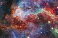 Starfield. Elements of this image furnished by NASA