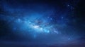 Starfield panorama with dense sparkling cosmic backdrop Royalty Free Stock Photo