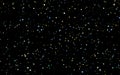 Starfield stars in night sky scifi background