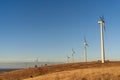 Starfish Hill Wind Farm in Cape Jervis Royalty Free Stock Photo