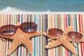 Starfish on holiday Royalty Free Stock Photo