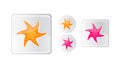 Starfish icon set