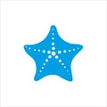 starfish icon, vector, illustration Royalty Free Stock Photo