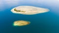 Starfish Island, Puerto Princesa, Palawan. Island hopping Tour at Honda Bay, Palawan. Royalty Free Stock Photo