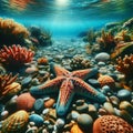 starfish in the ocean\'s