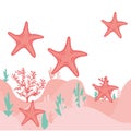 Starfish pattern isolated icon