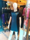 Starfleet skant uniform from Star Trek: The Next Generation on white mannequin