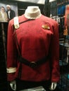 Starfleet uniform from Star Trek movies signed by cast members