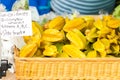 Starfruit at the farmers market