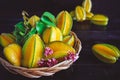 Starfruits Royalty Free Stock Photo